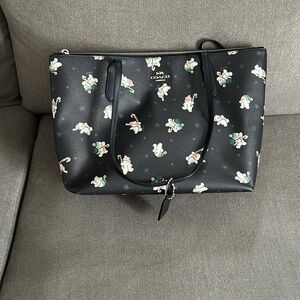 Coach Snowman tote